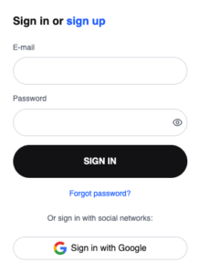 Sign up to SOM — log in with Google to run an Instagram giveaway 